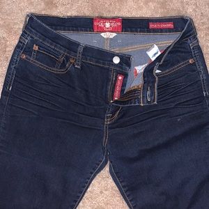 Lucky Brand jeans, size 12/31 ankle, dark blue